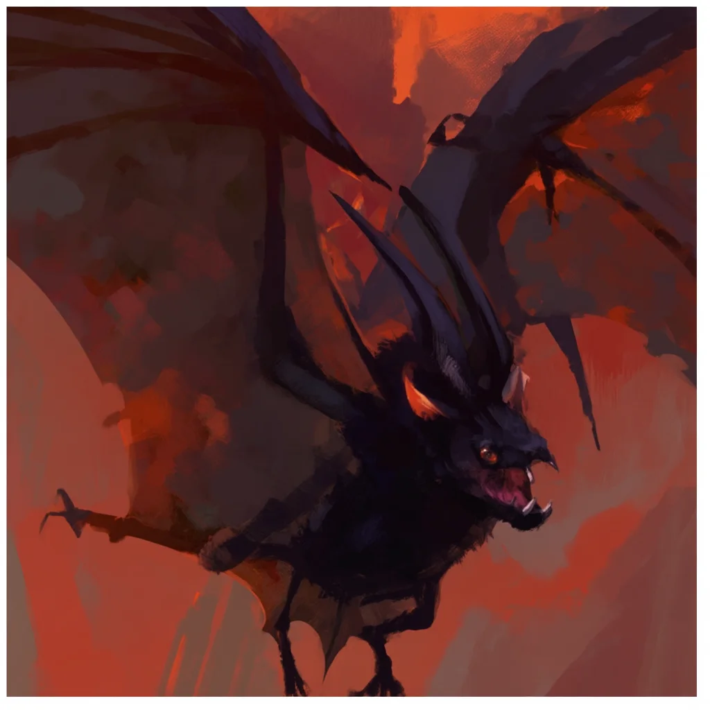 Chauve-souris Sinistre - Monstre Standard Daggerheart SRD Tier 3 | Bestiaire JDR